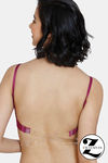 Zivame Innovation Double Layered Non Wired 3/4th Coverage Backless Bra - Raspberry Radiance — thumbnail 1